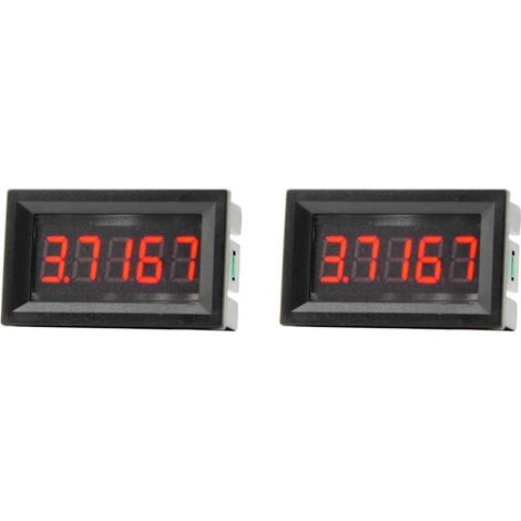 2X Numérique 0.56 Pouce Affichage LED 5 Bits DC 0-33.000V Voltmètre Tension Testeur de Mètre (1/5)