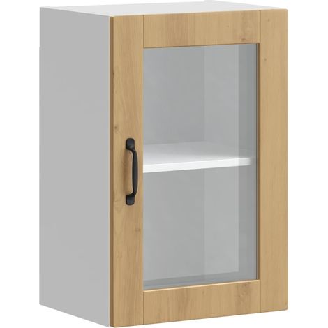 Maison Exclusive - Armario pared para cocina puerta cristal Porto