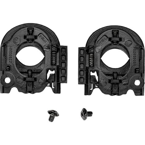 1 par de casques pour motocicletas, viseras, avec clip, tornillos (1/5)