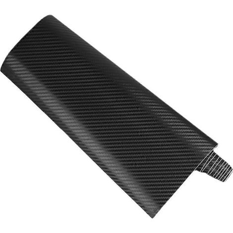 Film de covering vinyle pour voiture, covering en fibre de carbone, film de décoration intérieure pour voiture-300.00X30.00X0.05CM-Black