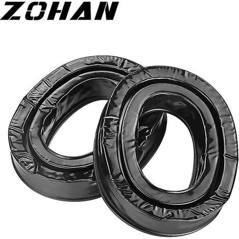 Coussinets d'oreille en gel pour casque antibruit 3M Peltor : coussinets de rechange confortables et doux, noirs, pour casque antibruit. (1/5)