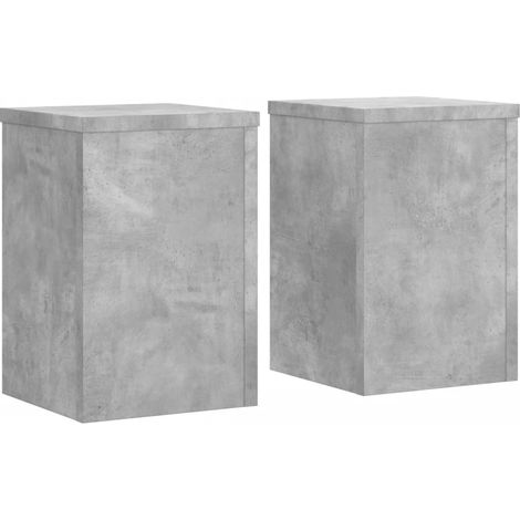 Maison Exclusive - Pflanzenständer 2 Stk. Betongrau 25x25x35 cm H