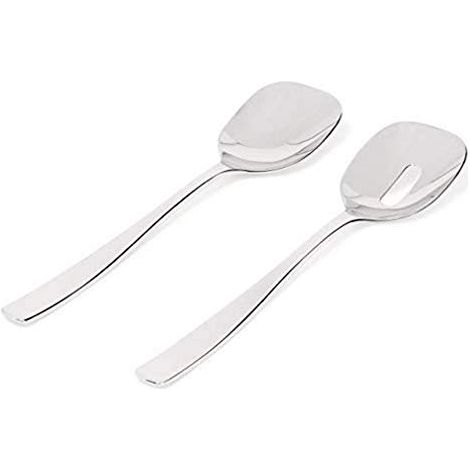 Alessi AJM22/14 KnifeForkSpoon Posate per Insalata in Acciaio Inossidabile 18/10 Lucido (1/4)