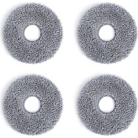 Ecovacs DCC020042. Geeignet für Staubsauger-Typ: Staubsaugerroboter, Produkttyp: Mopppad , Produktfarbe: Grau. Menge pro Packung: 4 Stück(e)
