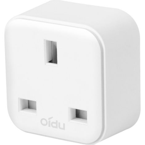 adaptador de corriente de 2 a 3 pines, enchufe polarizado, pestaña de conexión a tierra, para el hogar, la oficina y los viajes. (1/5)