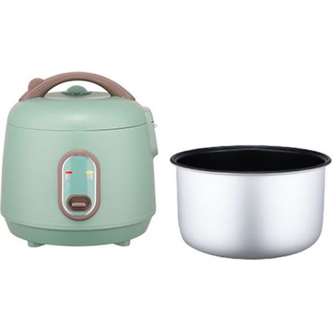 Mini cuiseur à riz en alliage et plastique, multifonctionnel, portable, antiadhésif, électrique, avec cuve intérieure de 2 L et prise australienne. (1/5)