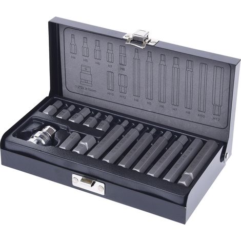 KS Tools 10 mm Bit-Satz, 15-tlg., Innensechskant (1/5)