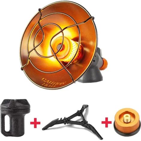Chauffage à gaz d'extérieur portable pour tente de camping, réchaud de survie portable (1/5)