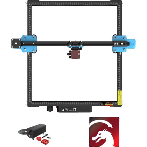 Graveur Laser, Zone de Gravure de 300x300mm, Haute Précision, Ensemble 4, TTS-55 Pro-d, 100V-240V Prise EU-h (1/2)