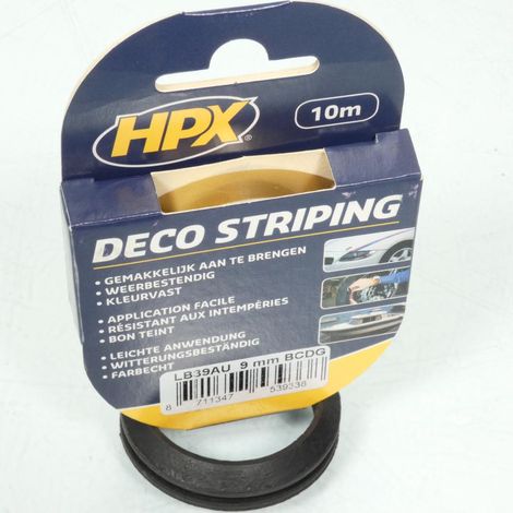 HPX LB39AU Felgenband, goldfarben, 9 mm breit, 10 m Rolle, für (1/4)