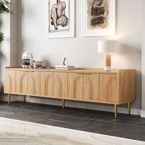 Mobile TV con ante scolpite in MDF 170 cm OKMYHOME (1/5)