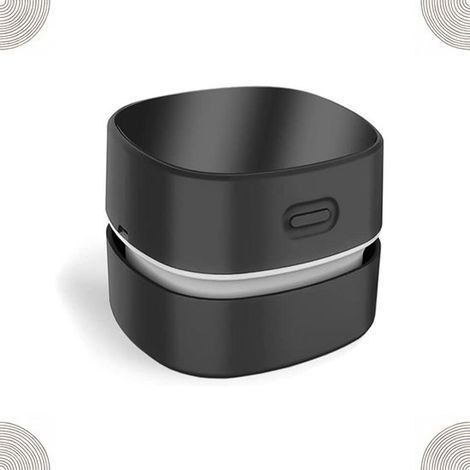 KZQ Tischstaubsauger, Mini-Tischstaubsauger, energieeffizient, bis zu 300 Minuten Akkulaufzeit, kabellos, 360° drehbar, geeignet zur Reinigung von Haaren, Staub und Tastaturen (1/5)