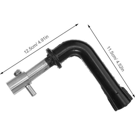 Poignée De Porte De Four Anti-brûlure Kit De Remplacement Pour Cheminée Et Foyer Accessoires De Poêle Métal (1/3)