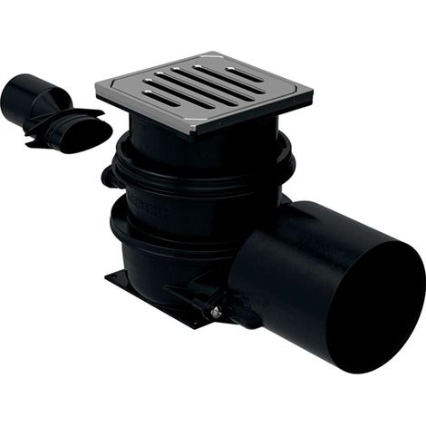 Geberit 388021001 Siphon de sol Varino horizontal d110 (1/4)