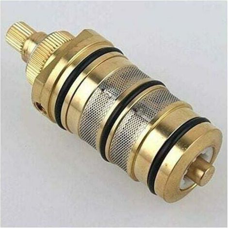 Cartouche thermostatique et poignée en laiton pour baignoire, douche, pour mitigeur, douche, bar, robinet, mitigeur, cartouche mitigeur douche (1/4)