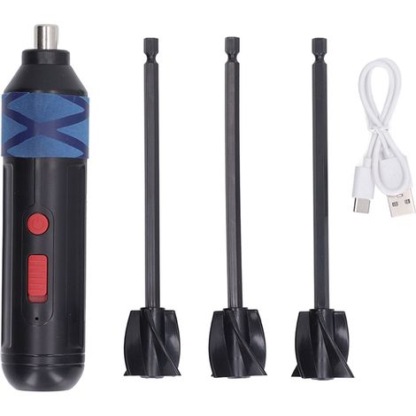 Mélangeur Résine Époxy - Moteur Électrique Rechargeable USB - 3 Pales - Pour Moules Résine Bijoux et Moulage Silicone - Lot de 1 (1/5)