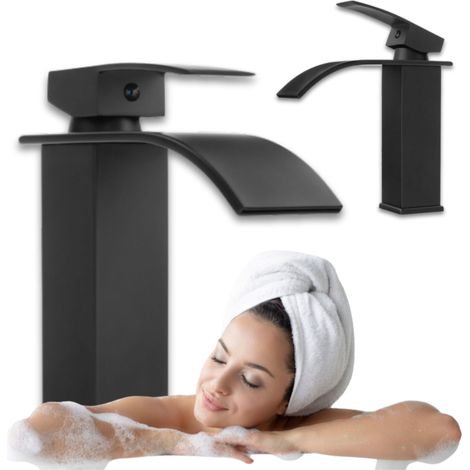 Grifo lavabo monomando, Negro (1/5)