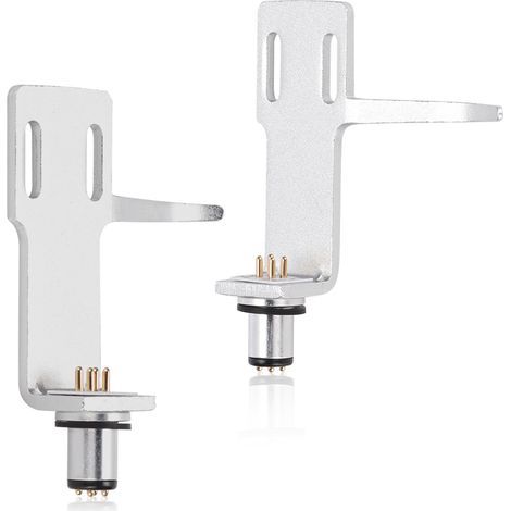 Tête de lecture phonographe argentée - Cartouche phono complète pour platine vinyle - Kit premium