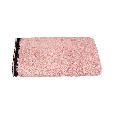 Drap de bain en Coton Rose tissu éponge 70 x 130 cm - Atmosphera (1/5)