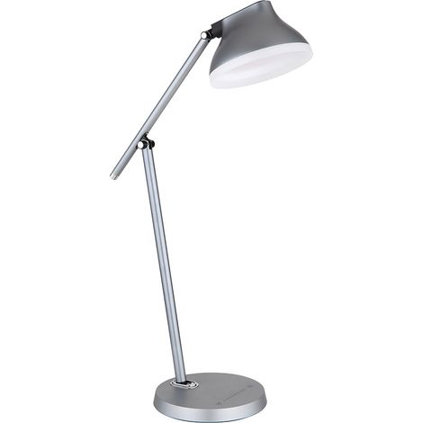 Globo - lampe de table - Halvar - gris - aluminium - lampe de (1/5)