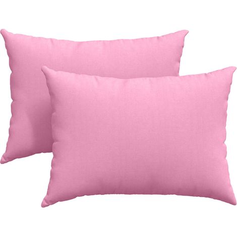 Maison Exclusive - Cuscini da Divano 2 pcs Rosa 70 x 50 cm Tessuto