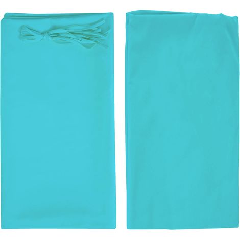 Teli di ricambio copertura tetto per gazebo Baia poliestere 4x4m azzurro