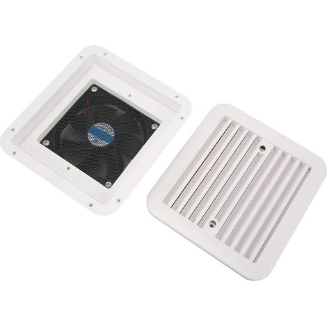 Ventilateur d'extraction unidirectionnel silencieux ABS 12V 0,2A pour camping-car et caravane. Accessoires pour camping-cars. (1/5)
