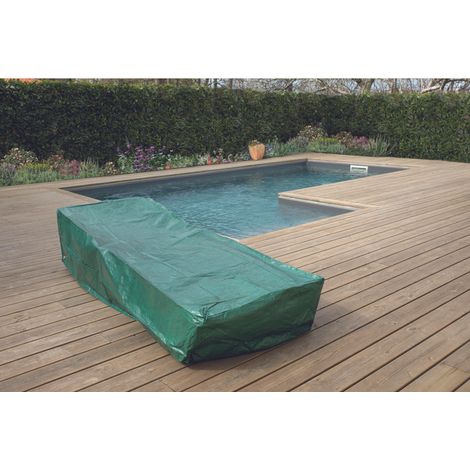 Capvert – Housse transat imperméable polyester – Protection UV et intempéries – Maintien sécurisé par vent fort – Facile à nettoyer (1/3)