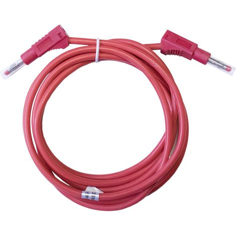 Mueller Electric  BU-2323-10-79-2 Cavo di misura [Spina a banana 4 mm - Spina a banana 4 mm] 2 m Rosso 1 pz.