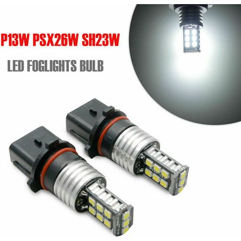 2x P13W LED Audi A4 B8 Daytime Running Light White Headlight Bulbs 6000K (1/5)