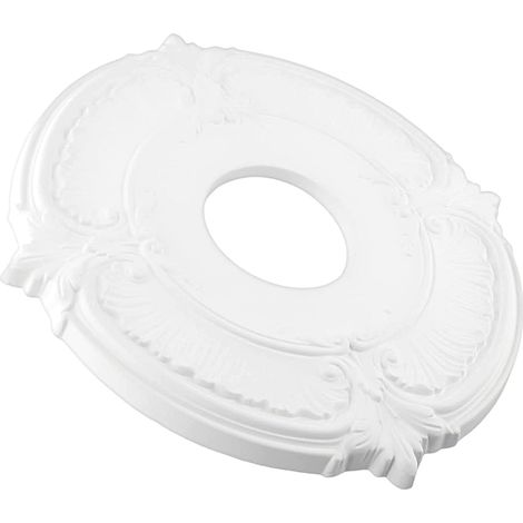 Médaillon de Plafond - Rosace En PU Pour Lustre - Élégante Décoration (1/5)