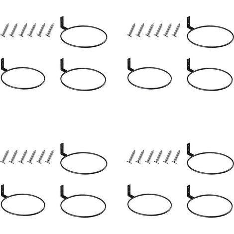 12 pièces 6 pouces Ball support Display montage mural pour Basketball Football Volleyball Ball Planter Pot support (1/5)