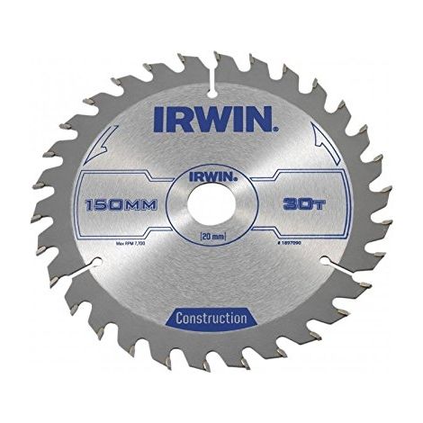 Lama per sega circolare Irwin 1897090 150 mm 30 denti