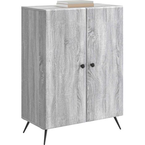 Maison Exclusive - Credenza Grigio Sonoma 66 x 34,5 x 90 cm Legno ingegnerizzato