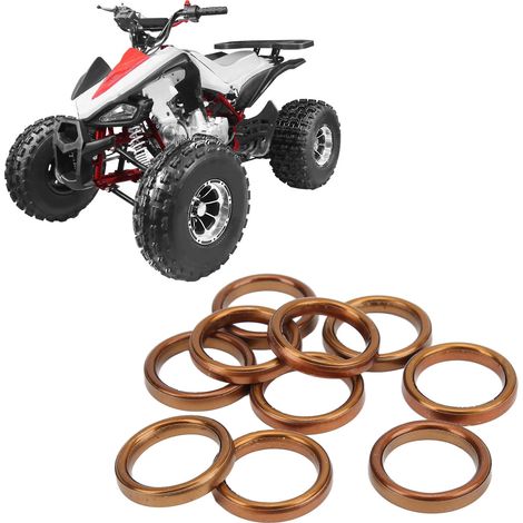 10 Pièces Joint d'Échappement Aluminium pour Moto Dirt Bike XR50 CRF50 et ATV Chinois (1/5)