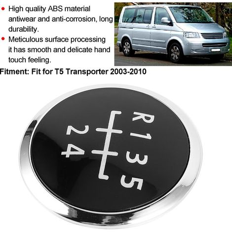 Schaltknaufabdeckung, stilvolle Innenausstattung für den Ford Transporter T5 Speed (2003–2010) (1/5)