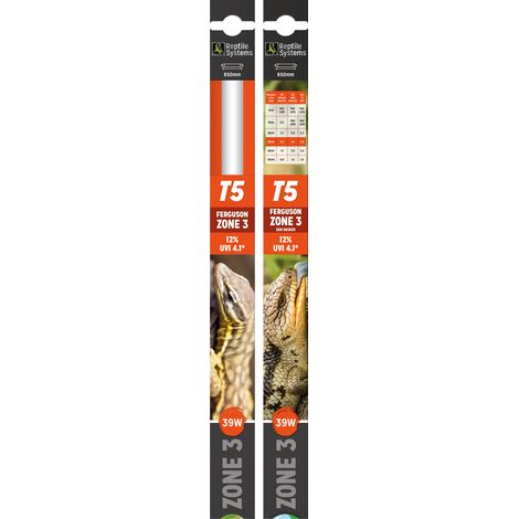 Reptile Systems T5 Leuchtstoffröhre 12% UVB, UVI 4.1, Ferguson Zone 3 - 39W (850 mm) (1/3)