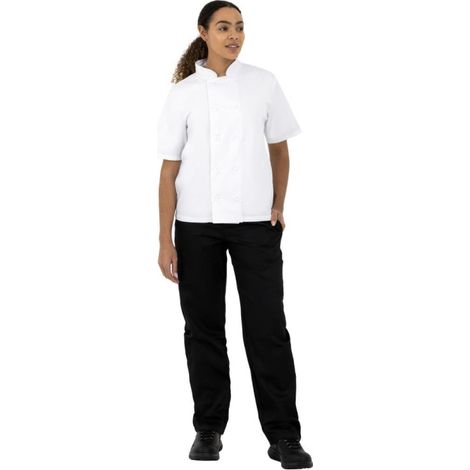 Lot de 2 vestes de cuisine blanches XXL - NISBETS ESSENTIALS (1/5)