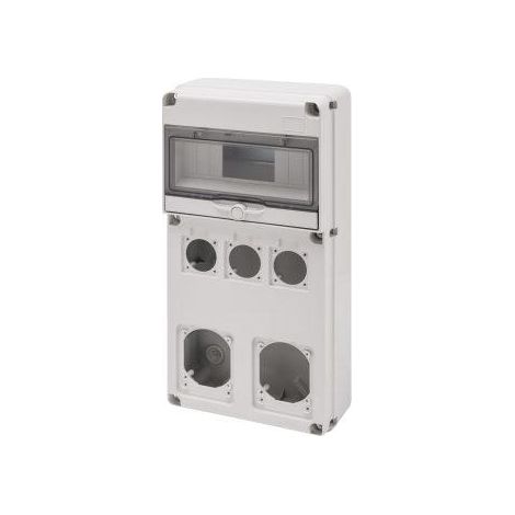 Q-DIN 10M 3 PR.50X50 + 2 PR.16/32A IP65 GEWISS GW68027N