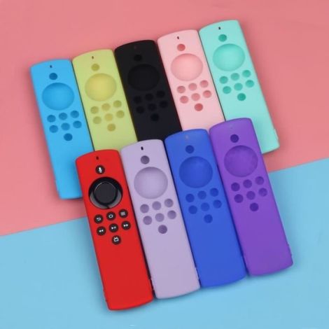 Housse de Protection pour Télécommande - Compatible avec Amazon Fire TV Stick Lite - Noir - 1 Pièce (1/4)