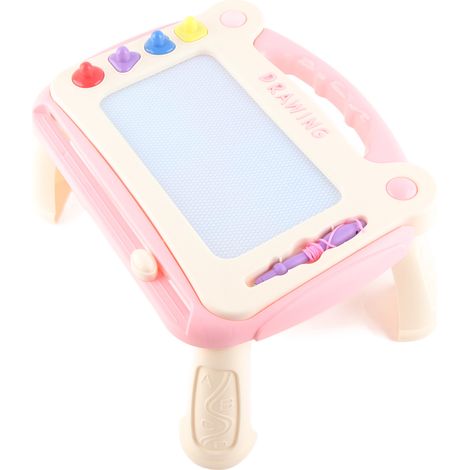 Tableau magnétique coloré pour enfants, tableau de dessin pour bébés, tableau d'écriture détachable (1/5)