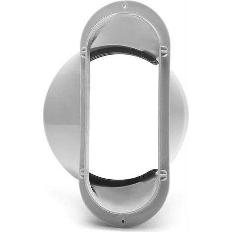 Adaptador de manguera para ventana de aire acondicionado, interfaz de boca plana de 15 cm, universal para aires acondicionados portátiles y secadoras de ropa. (1/5)
