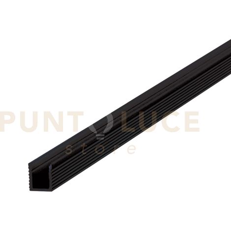 SLOT SURFACE PROFILO NERO L 3000 x H 9 x P 8 mm IN ALLUMINIO