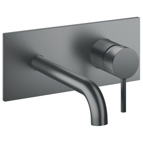 Façade mitigeur lavabo bec 185 mm Phi Metal Brossé - CRISTINA ONDYNA PH25677