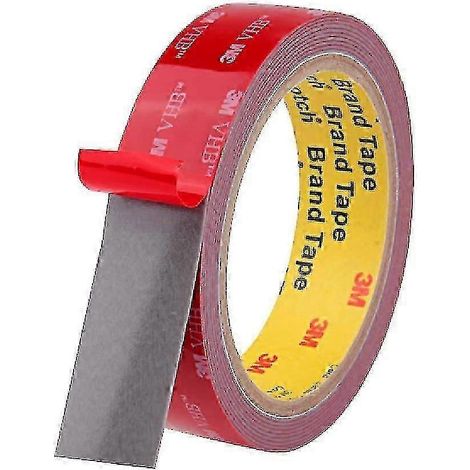 Ruban adhésif double face 3M VHB 4611 ultra-résistant, résistant aux hautes températures et à l'eau. (1/5)
