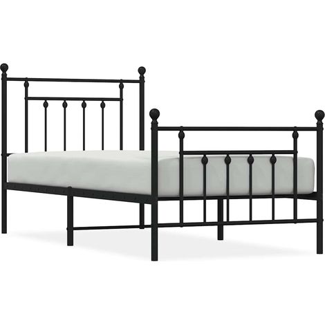 Maison Exclusive - Estructura cama sin colchón con estribo metal (1/5)