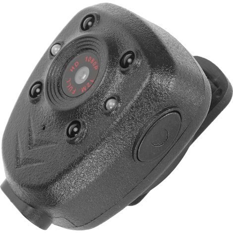Caméra corporelle portable et légère HD 1080p avec vision nocturne, son intelligent et vidéo, idéale pour les conférences (32 Go). (1/4)