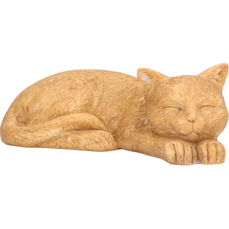 statue jardin exterieur-Pierre Tombale Commémorative pour Chien et Chat en Résine Imitation Pierre – Type C Color Sable – Pour Jardins, Parcs et Espaces Extérieurs (1 Pièce) (1/5)