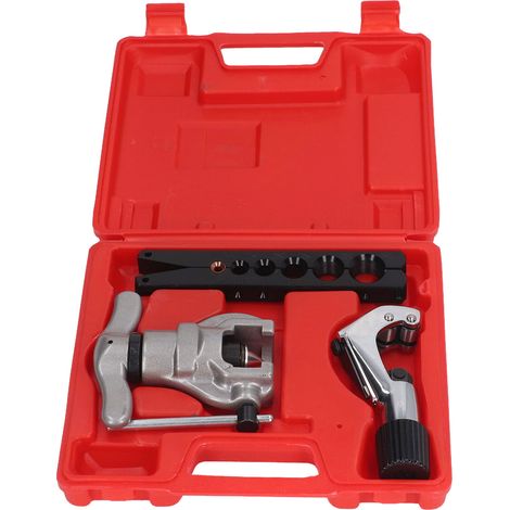 Jeu de 3 outils à évaser coniques excentriques, outil d'évasement de tubes à riveter, outil à évaser excentrique à 6 trous et à simple serrage (1/5)
