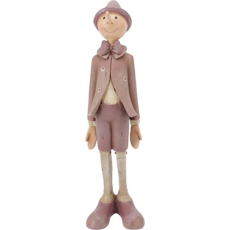 Marionnette décorative en résine, stable et ronde, à poser, élégante et raffinée. (1/5)